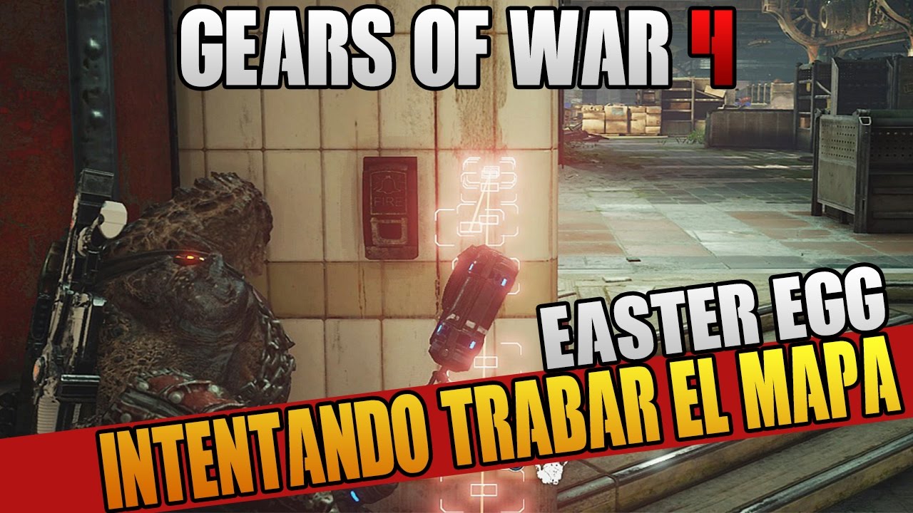 GEARS OF WAR 4 | EASTER EGG | INTENTANDO TRABAR EL MAPA EN DE COMPRAS!!