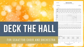 Deck the Hall (Orchestration Demo) - Arr. Sam Cardon / Orch. Garrett Breeze (Sheet Music Video)