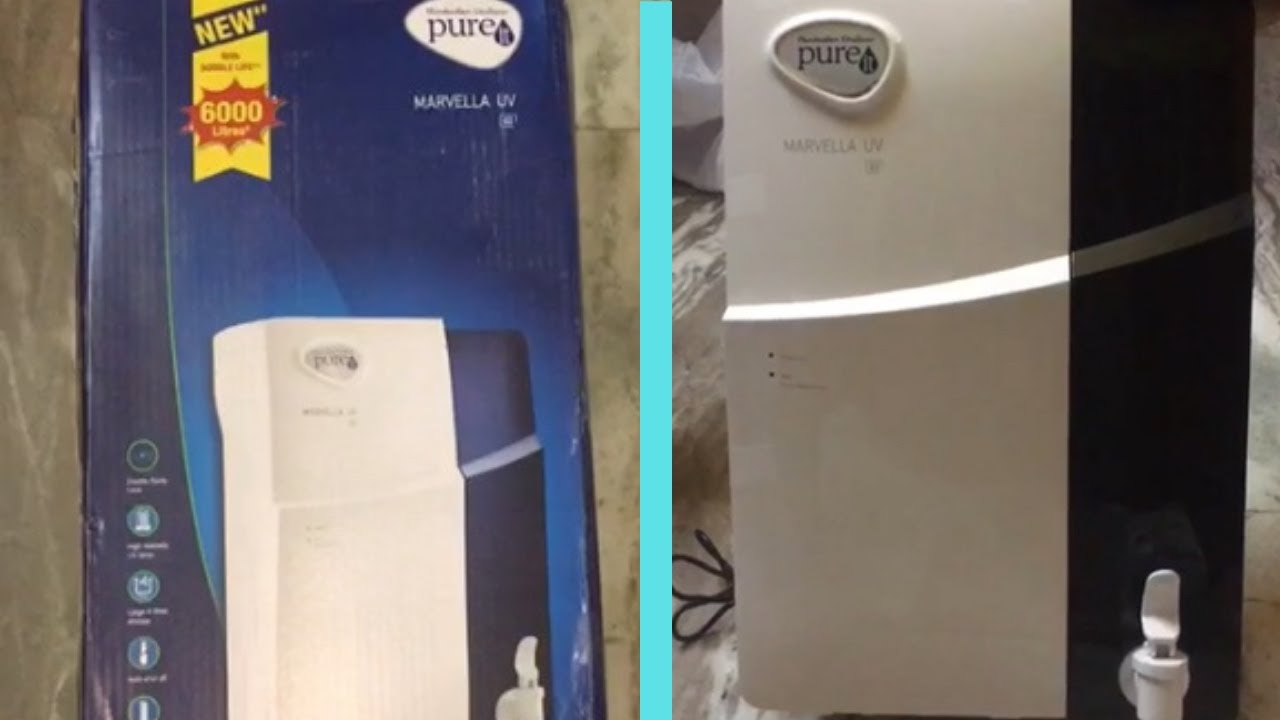 HUL Pureit water purifier unboxing review and installation step by