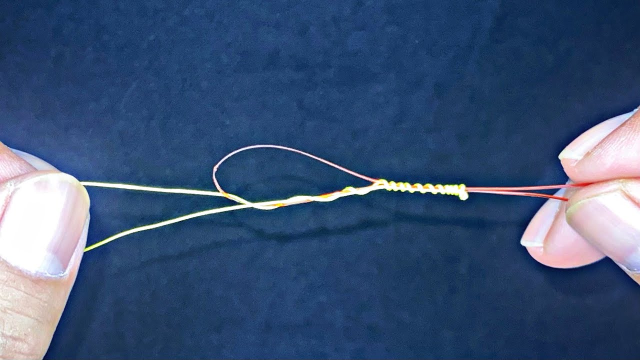 Leader Mancing Cara Menyambung PE ke Leader untuk Mancing Casting || fishing knots ...