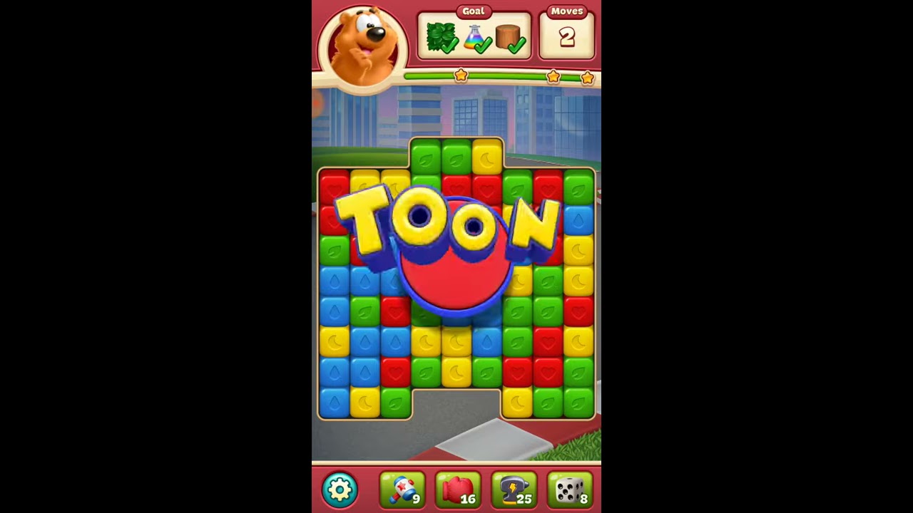 Toon Blast 4550 NO BOOSTERS 3 stars