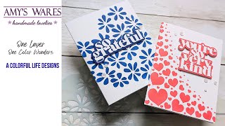 One Layer...one Color Wonders You Dont Need A Lot To Make A Gorg Card... Trust