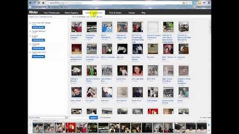 Flickr tutorial #3 Moving and copying between sets