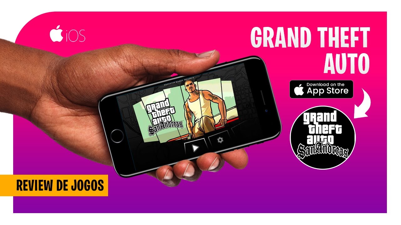 GTA SAN ANDREAS NO IPOD [ iPhone e iPad ] - YouTube