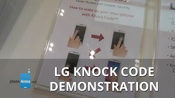 LG Knock Code demonstration - better than fingerprint scanner?