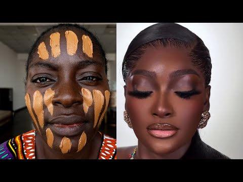Unbelievable 🔥😱😳 What She Wanted VS What She Got💄Makeup And Gele Transformation I Makeup Tutorial