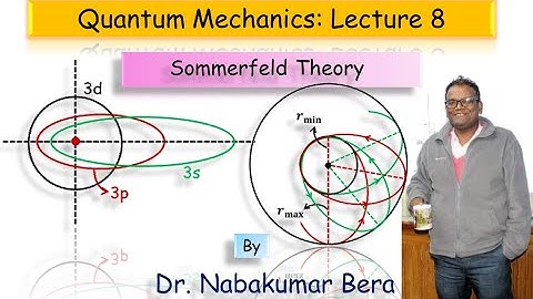 Sommerfeld Theory: Historical Development of QM and the Old Quantum Theory- Lecture 10