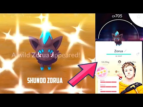 UNICO METODO DE CONSEGUIR O ZORUA 100% SHINY NO POKEMON GO!