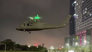 You Won’t Believe This! Nighttime RC Huey Helicopter Over the City