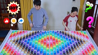 🌈⭐💥 Color Ball Sorting Puzzle Game: A Family Bonding Brain Game ⭐ level 01 screenshot 1