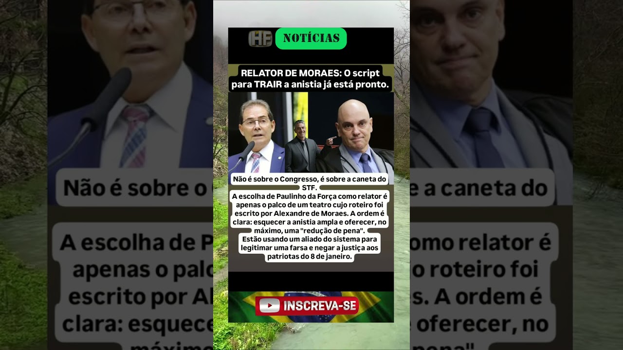 🚨 Relator de Moraes Trai Anistia e Oferece Redução de Pena!