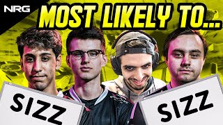 How well does the NRG Rocket League team know each other | RLCS 9 | Sizz, GarrettG, Turbopolsa, JSTN screenshot 4