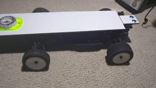 Where to place an electronic compass on a robot