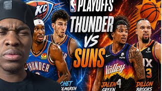 SGA 37?!? QUEZ Reacts To #8 SUNS at #1 THUNDER | FULL GAME 2 HIGHLIGHTS |