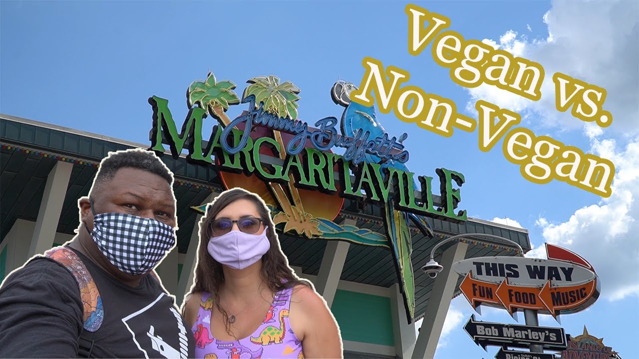 Margaritaville Restaurant Vegan & nonvegan food review Universal