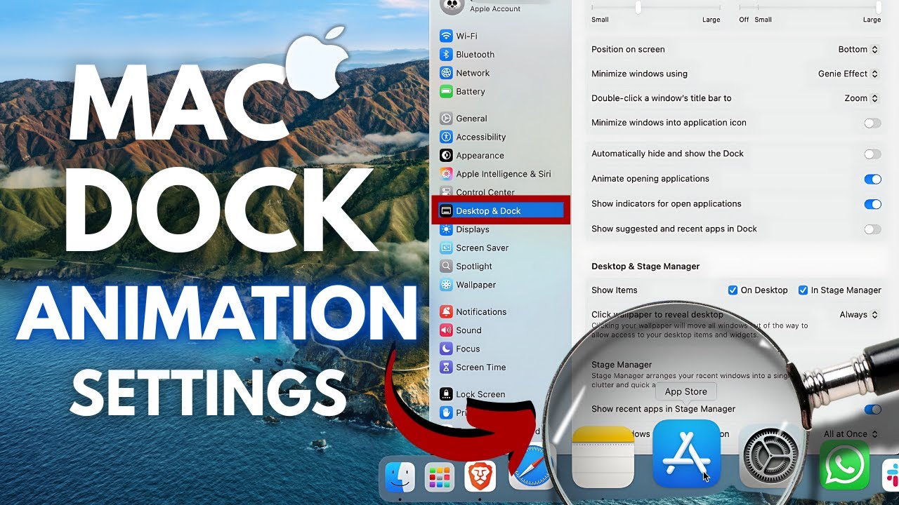 How to Animate Dock on Mac? Dock Animations on Mac - YouTube
