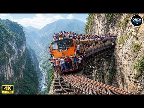 World's Most Dangerous Roads & Railroads Shouldn't Exist | 4K Travel Documentary