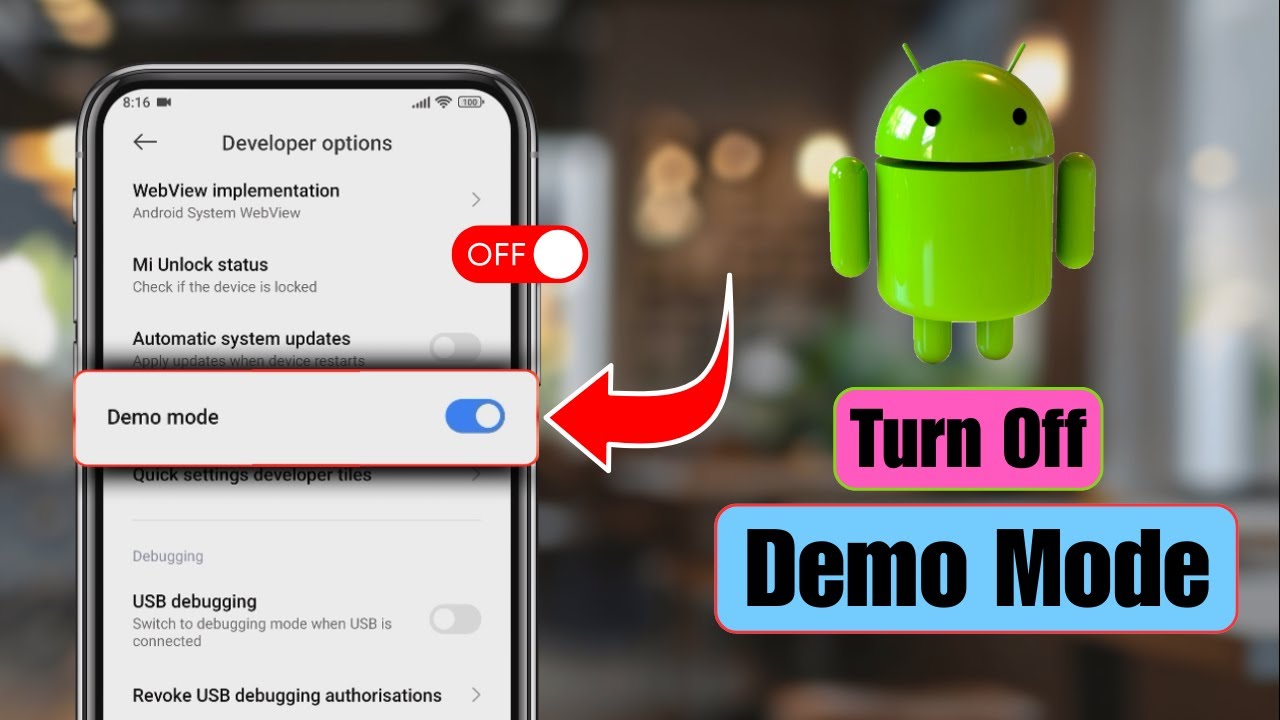 How to Turn Off Demo Mode on Android - YouTube