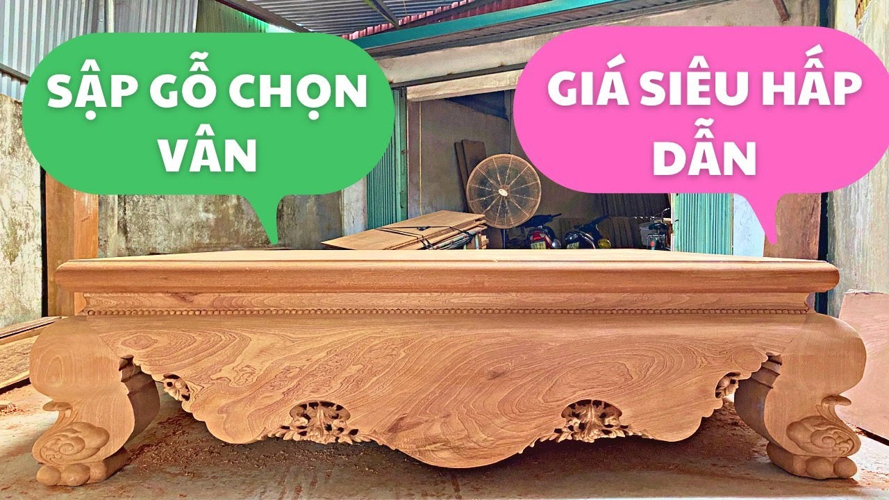 Vân Siêu Đẹp Của Bộ Sập Gỗ Đinh Hương Bán Về Hải Phòng... - youtube