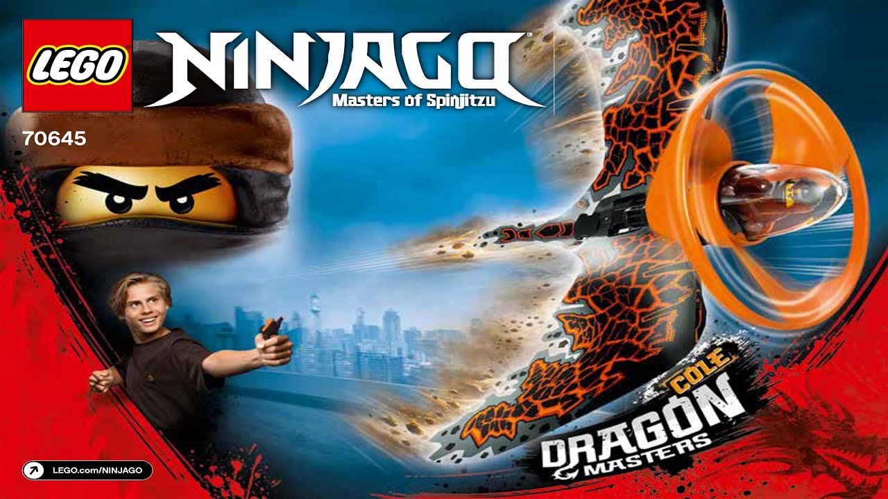 🍀 LEGO instructions 🍀 Ninjago 🍀 70645 🍀 Cole - Dragon Master 🍀