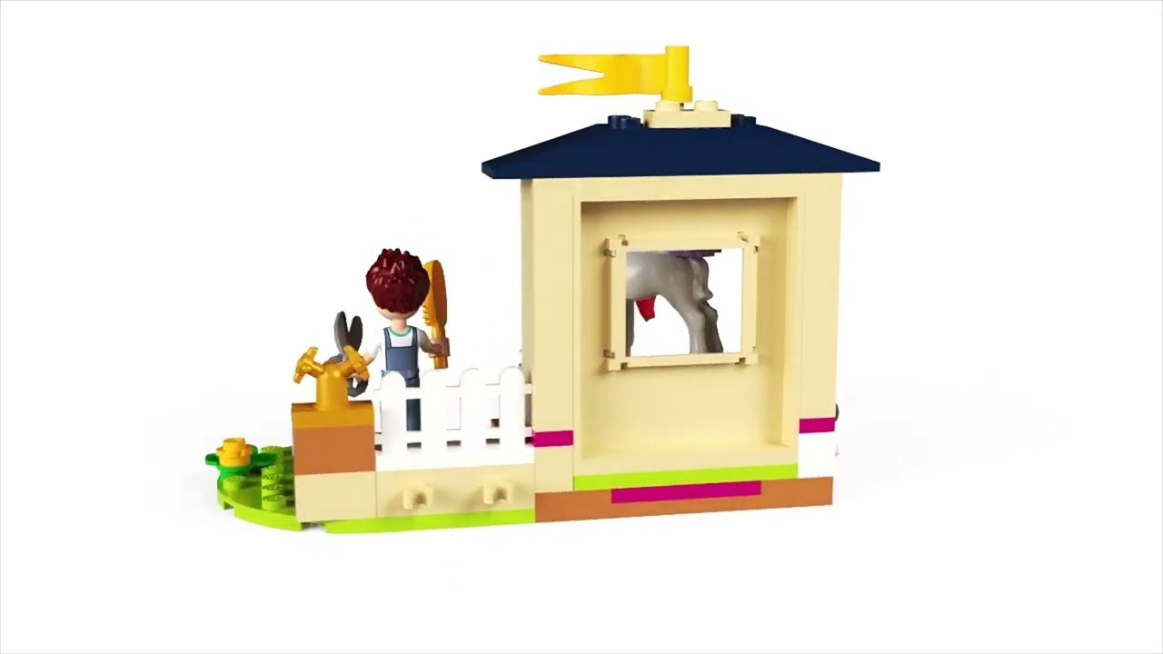 LEGO® Friends 41696 Stall med ponnytvätt