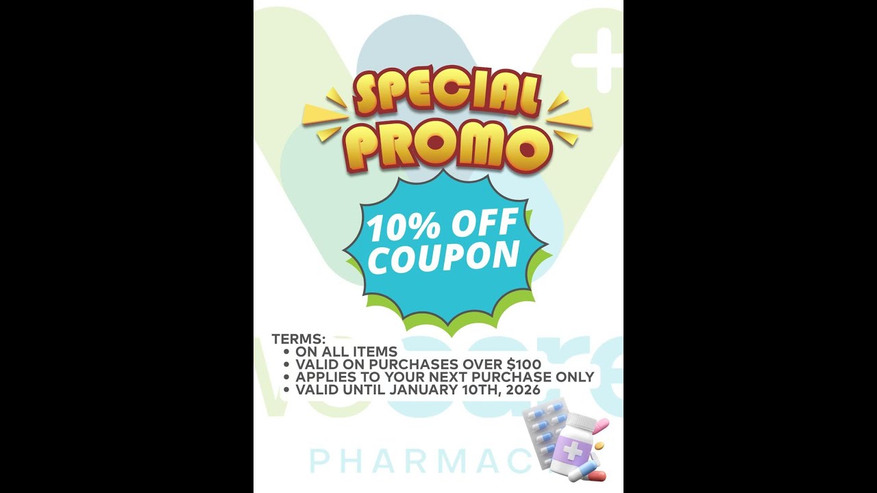 Christmas Discount At Wecare Pharmacy
