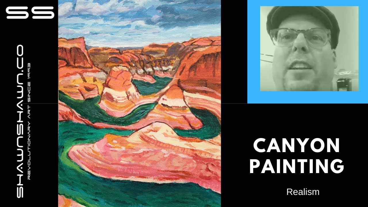 How to paint the Grand Canyon (Page) - YouTube