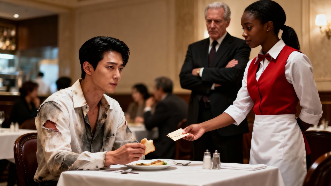 Undercover Korean Mafia Boss Orders Steak — Shy Waitress Slips Him a Note That Stops Him Cold