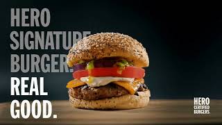 Signature Burger | Hero Certified Burgers