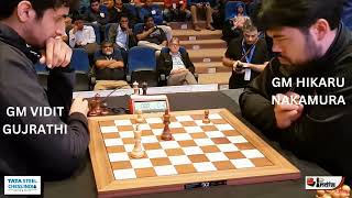 Insane King Sacrifice | GM VIDIT GUJRATHI VS GM HIKARU NAKAMURA