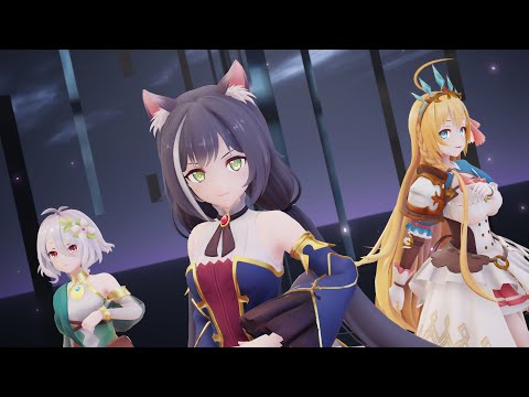 【MMD】『妄想疾患■ガール』【Kurokumo】ペコリーヌ キャル コッコロ【プリンセスコネクト！Re:Dive】2160p 4K