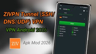 CARA MENGGUNAKAN ZIVPN TUNNEL (SSH/DNS/UDP)❗VPN ANDROID 2026
