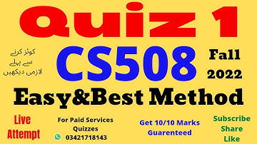 cs508 quiz 1 fall 2022 cs508 quiz 1 solution 2022 cs508 quiz 1 2022 CS508 quiz 1 quiz1 cs508 2022