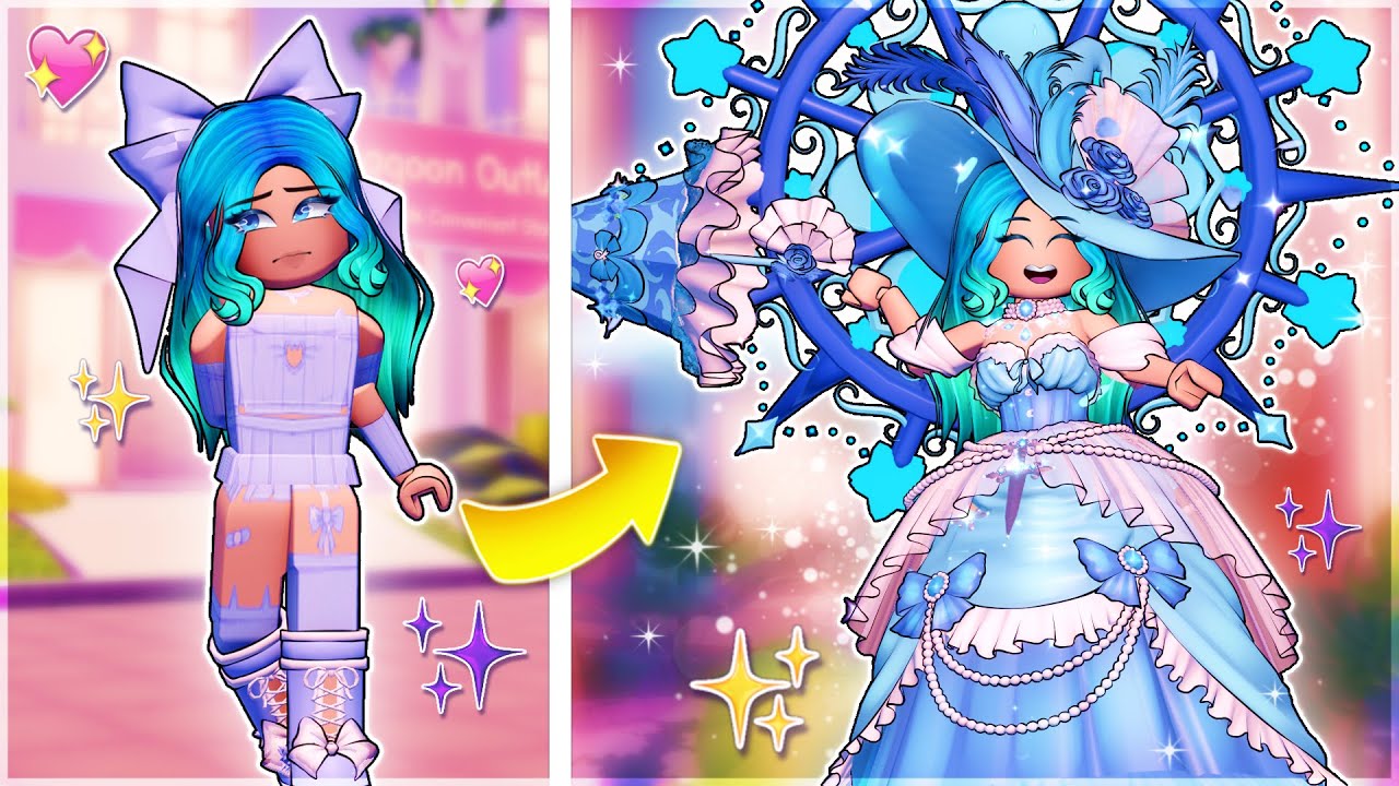 Helping My Noob Sister GLOW UP In Royale High... Roblox