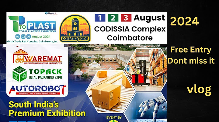Waremat,Autorobot,Topack&Toplastexpo at Codissiatradefaircomplex,from 1st to 3rd August 2024.
