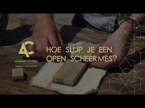 Video: Hoe Een Open Scheermes Te Slijpen?