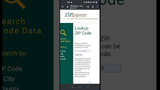 Find County using your zip code.