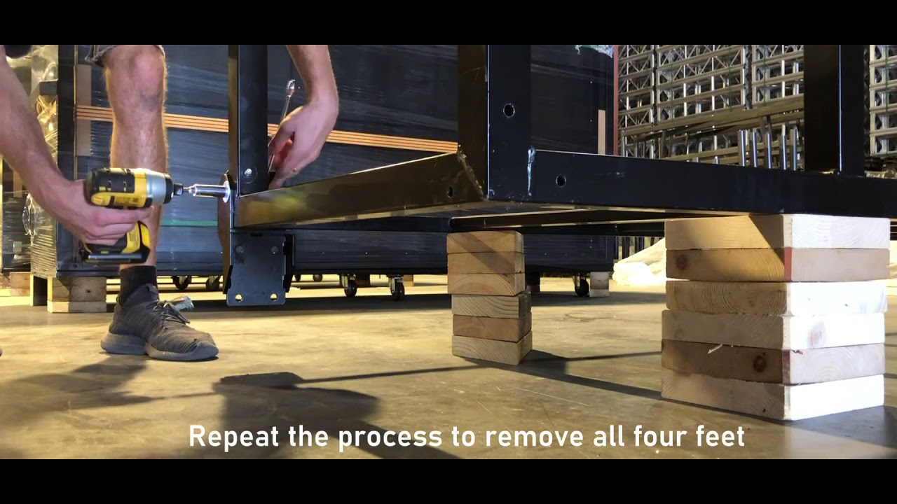 Storage/Touring Stage Cart - Caster Install