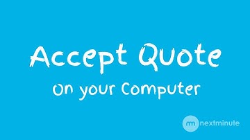 Accepting a NextMinute Quote