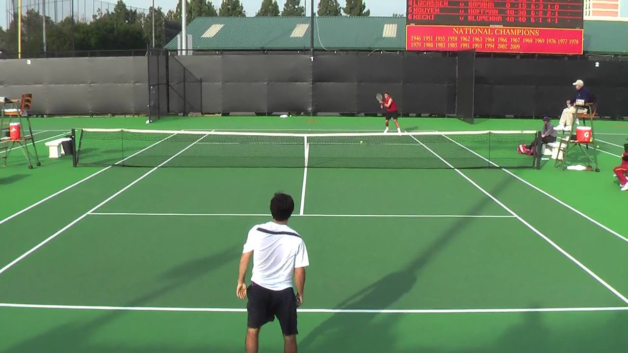 01 31 2010 USC Vs Yale men's tennis singles 10 of 21