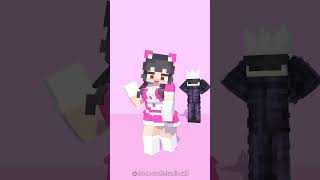 Gojo And Utahime Dance  Catch Catch  Yena  minecraft Short Animation trending shorts