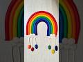 Beautiful Clay Rainbow Clouds #diy #art #shortvideo #shorts