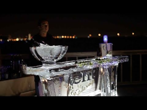 Building the Intricate Ice Bar for Playboy's "The Nude Is Muse": Party