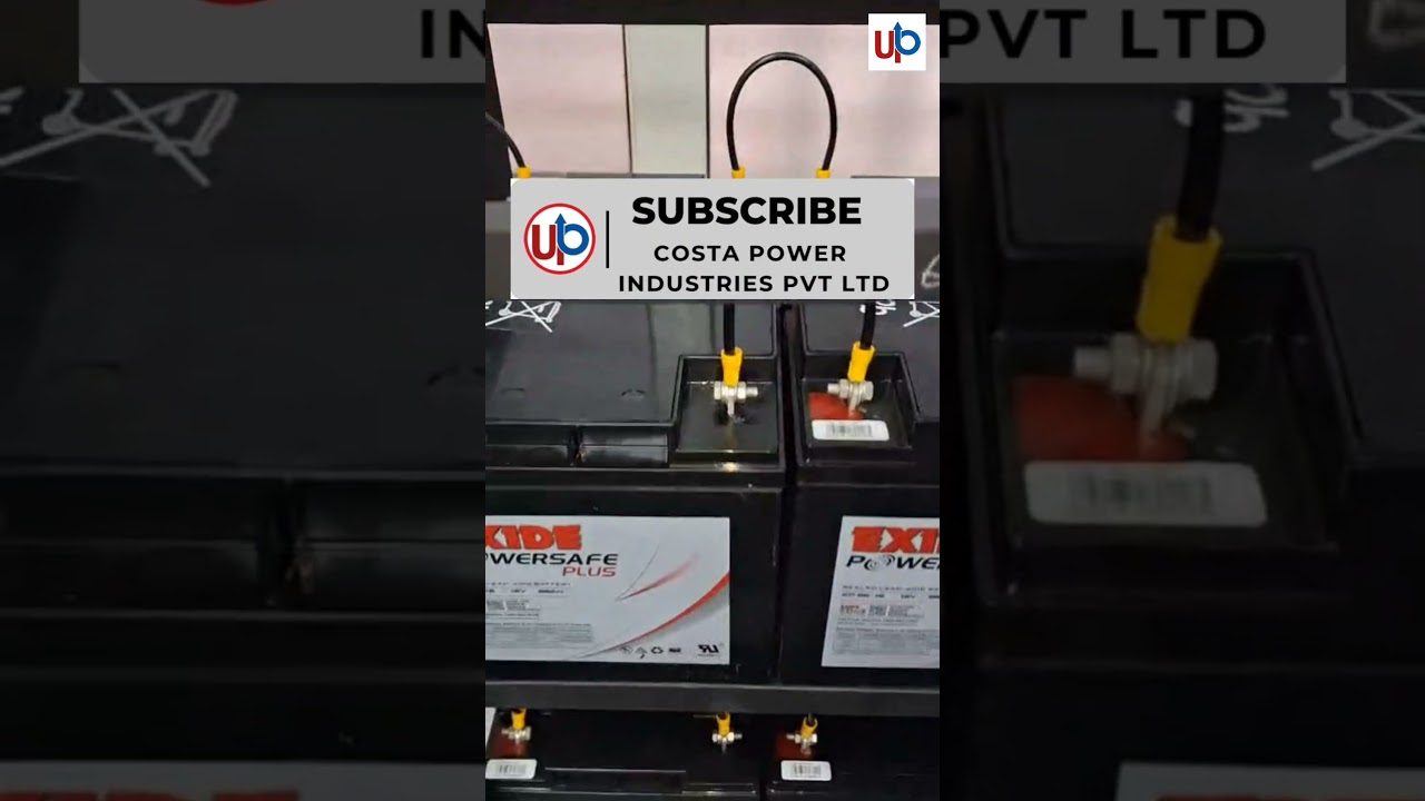 UPS Exide 26Ah Battery Installed 