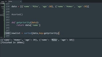 Using value to sort a list of dictionaries in Python !