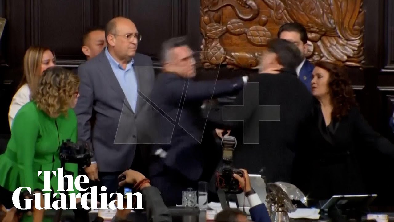 Mexico: fight breaks out between senators during parliamentary session