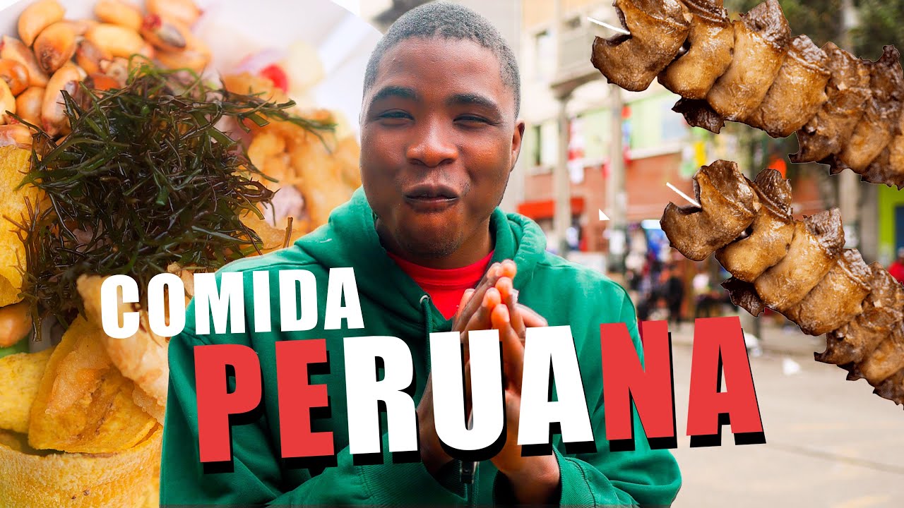 Probando Comida Callejera Peruana 🇵🇪🔥