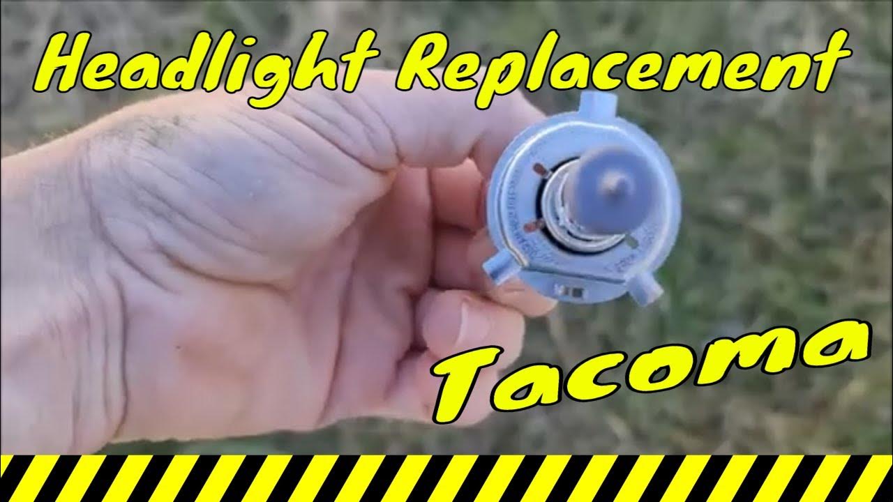 Replacing The Headlight Bulb On A Toyota Tacoma - YouTube