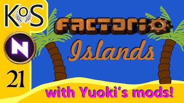 Factorio Islands! Ep 21: STONE FOR THE BUS - Yuoki modded coop MP Gameplay, Let