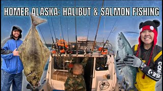 HOMER ALASKA: HALIBUT \& SALMON CHARTER FISHING
